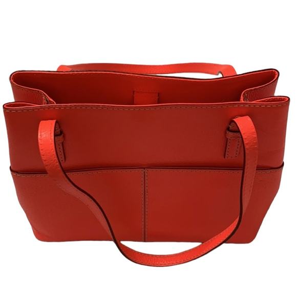 kate spade Handbags - Kate Spade Coral Orange Leather Handbag Purse